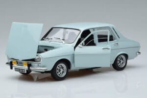 Renault 12 TS Lyseblå Norev 1:18 185219 Metal — billede 2 af 7