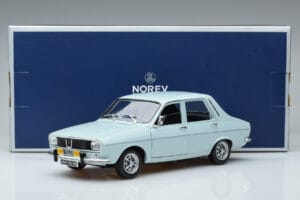 Renault 12 TS Lyseblå Norev 1:18 185219 Metal — billede 7 af 7