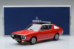 Renault 17 Gordini Decouvrable Rød Norev 1:18 185371 Metal — billede 6 af 6