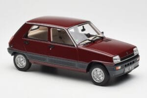 Renault 5 GTL Bordeaux Rød Otto 1:18 OT1059 Resin — billede 4 af 6