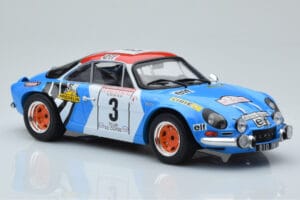 Alpine A110 #3 B. Darniche / A. Mahe Tour de Corse 1973 IXO 1:18 18RMC062B Metal — billede 4 af 6