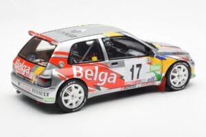 Renault Clio Maxi Kit Car Belga #17 Rally Ypres 1995 Otto 1:18 OT1058 Resin — billede 2 af 6