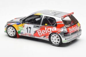 Renault Clio Maxi Kit Car Belga #17 Rally Ypres 1995 Otto 1:18 OT1058 Resin — billede 5 af 6
