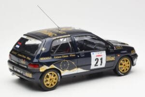 Renault Clio Williams DIAC #21 Jordan / Boyere Tour de Corse 1993 Norev 1:18 185228 Metal — billede 3 af 8