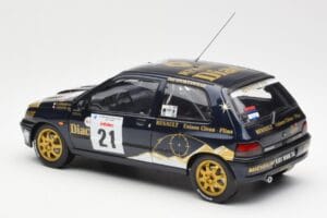 Renault Clio Williams DIAC #21 Jordan / Boyere Tour de Corse 1993 Norev 1:18 185228 Metal — billede 7 af 8