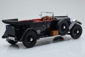 Rolls-Royce Phantom I Cabriolet Sort Kyosho 1:18 08931BK Metal — billede 3 af 8