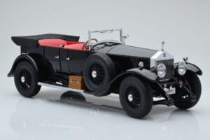 Rolls-Royce Phantom I Cabriolet Sort Kyosho 1:18 08931BK Metal — billede 6 af 8
