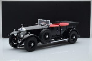 Rolls-Royce Phantom I Cabriolet Sort Kyosho 1:18 08931BK Metal — billede 8 af 8