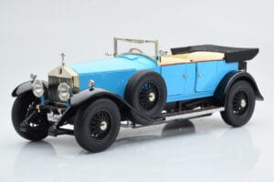Rolls-Royce Phantom I Cabriolet Blå Kyosho 1:18 08931LB Metal — billede 2 af 9