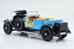 Rolls-Royce Phantom I Cabriolet Blå Kyosho 1:18 08931LB Metal — billede 6 af 9