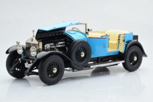 Rolls-Royce Phantom I Cabriolet Blå Kyosho 1:18 08931LB Metal — billede 8 af 9