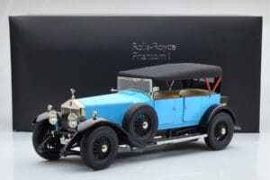 Rolls-Royce Phantom I Cabriolet Blå Kyosho 1:18 08931LB Metal — billede 9 af 9