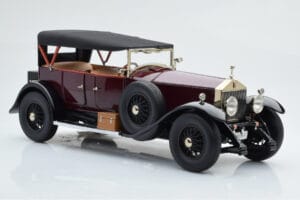 Rolls-Royce Phantom I Cabriolet Burgunderrød Kyosho 1:18 08931R Metal — billede 5 af 10