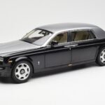 Rolls-Royce Phantom VII EWB Sort og Sølv Kyosho 1:18 08841BKS