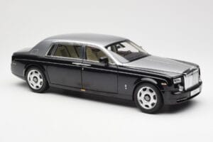 Rolls-Royce Phantom VII EWB Sort og Sølv Kyosho 1:18 08841BKS Metal — billede 6 af 8