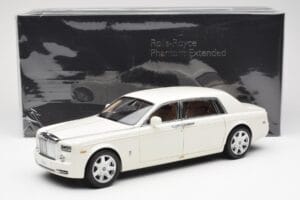 Rolls-Royce Phantom VII EWB English Hvid Kyosho 1:18 08841EW2 Metal — billede 8 af 8