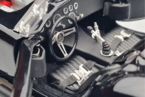 Shelby Cobra 427 S/C Sort Kyosho 1:18 08048BK Metal — billede 7 af 9