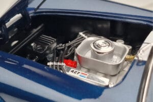 Shelby Cobra 427 S/C Mørkeblå Kyosho 1:18 08048DBL Metal — billede 8 af 9