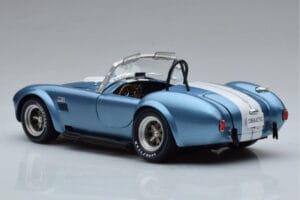 Shelby Cobra 427 S/C Lyseblå Kyosho 1:18 08048SBL Metal — billede 6 af 9