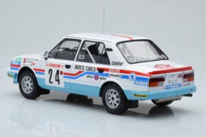 Skoda 130 L Night Version #24 J. Augland Rally Monte Carlo 1987 IXO 1:18 18RMC156 Metal — billede 5 af 6