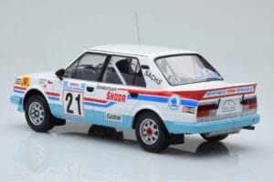 Skoda 130 LR #21 L. Krecek / B. Motl Rally Acropolis 1986 IXO 1:18 18RMC157A Metal — billede 4 af 6