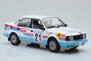 Skoda 130 LR #21 L. Krecek / B. Motl Rally Acropolis 1986 IXO 1:18 18RMC157A Metal — billede 5 af 6