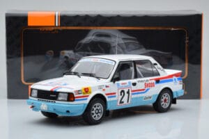 Skoda 130 LR #21 L. Krecek / B. Motl Rally Acropolis 1986 IXO 1:18 18RMC157A Metal — billede 6 af 6