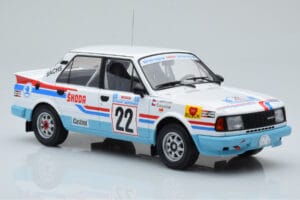 Skoda 130 LR #22 S. Kvaizar / J. Janecek Rally Acropolis 1986 IXO 1:18 18RMC157B Metal — billede 4 af 6