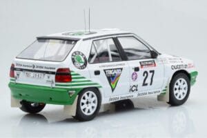 Skoda Felicia #27 P. Sibera / P. Gross Rally RAC Lombard 1995 IXO 1:18 18RMC148 Metal — billede 2 af 6