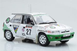 Skoda Felicia #27 P. Sibera / P. Gross Rally RAC Lombard 1995 IXO 1:18 18RMC148 Metal — billede 4 af 6
