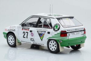Skoda Felicia #27 P. Sibera / P. Gross Rally RAC Lombard 1995 IXO 1:18 18RMC148 Metal — billede 5 af 6