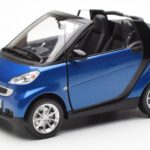 Smart Fortwo 451 Cabrio Blå & Sort Minichamps 1:18