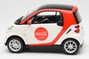 Smart Fortwo 451 Coca-Cola Minichamps 1:18 150036301 Metal — billede 4 af 8