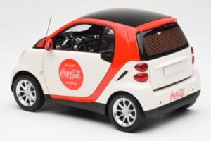 Smart Fortwo 451 Coca-Cola Minichamps 1:18 150036301 Metal — billede 7 af 8