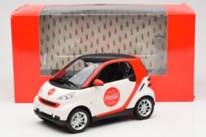 Smart Fortwo 451 Coca-Cola Minichamps 1:18 150036301 Metal — billede 8 af 8