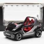 Smart Fortwo Crossblade Cabriolet Sølv Sort Kyosho 1:18 - image 6 of 6