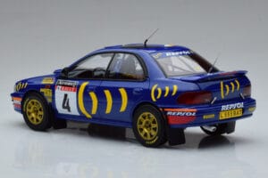 Subaru Impreza #4 C. McRae / D. Ringer Winner RAC Rally 1994 Kyosho 1:18 08962A Metal — billede 6 af 9