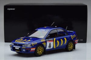 Subaru Impreza #4 C. McRae / D. Ringer Winner RAC Rally 1994 Kyosho 1:18 08962A Metal — billede 9 af 9