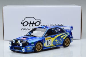 Subaru Impreza WRC #10 T. Makinen / K. Lindstrom Rally Monte Carlo Night Version 2002 Otto 1:18 OT784 Resin — billede 6 af 6