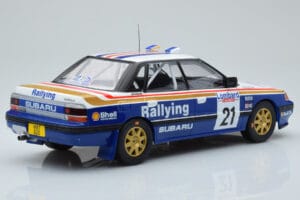 Subaru Legacy RS #21 C. McRae / D. Ringer RAC Rally 1991 IXO 1:18 18RMC080B Metal — billede 2 af 6