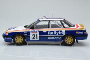 Subaru Legacy RS #21 C. McRae / D. Ringer RAC Rally 1991 IXO 1:18 18RMC080B Metal — billede 3 af 6