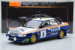 Subaru Legacy RS Night Version #6 M. Alen / I. Kivimaki RAC Rally 1991 IXO 1:18 18RMC080A Metal — billede 6 af 6
