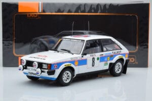 Talbot Sunbeam Lotus Night Version #8 H. Toivonen / P. White Rally Monte Carlo 1981 IXO 1:18 18RMC095B Metal — billede 6 af 6