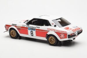 Toyota Celica 2000 GT RA21 #8 H. Mikkola / A. Hertz Lombard RAC Rally 1977 Otto 1:18 OT1044 Resin — billede 5 af 6