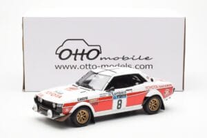 Toyota Celica 2000 GT RA21 #8 H. Mikkola / A. Hertz Lombard RAC Rally 1977 Otto 1:18 OT1044 Resin — billede 6 af 6
