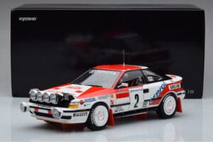 Toyota Celica GT-Four ST165 #2 C. Sainz / L. Moya Winner Rally Monte Carlo 1991 Kyosho 1:18 08961B Metal — billede 12 af 12