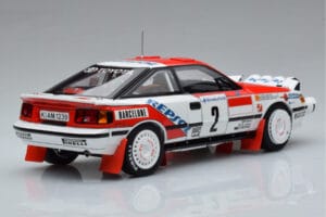 Toyota Celica GT-Four ST165 #2 C. Sainz / L. Moya Winner Rally Monte Carlo 1991 Kyosho 1:18 08961B Metal — billede 3 af 12