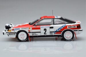 Toyota Celica GT-Four ST165 #2 C. Sainz / L. Moya Winner Rally Monte Carlo 1991 Kyosho 1:18 08961B Metal — billede 4 af 12