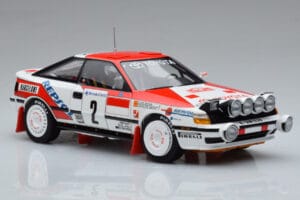 Toyota Celica GT-Four ST165 #2 C. Sainz / L. Moya Winner Rally Monte Carlo 1991 Kyosho 1:18 08961B Metal — billede 5 af 12