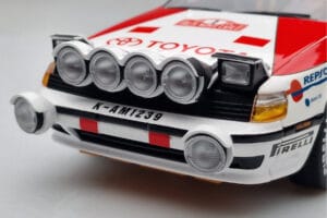 Toyota Celica GT-Four ST165 #2 C. Sainz / L. Moya Winner Rally Monte Carlo 1991 Kyosho 1:18 08961B Metal — billede 7 af 12